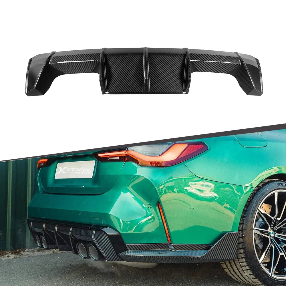 MP Style Dry Carbon Fiber Rear Bumper Air Diffuser for G82 & G83