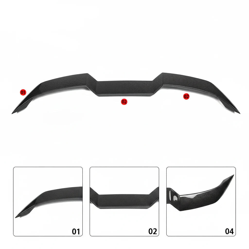 Carbon Fiber V Style Trunk Spoiler for BMW G80 M3 & G82 M4